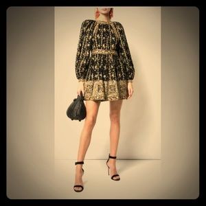 Ulla jonson dress black and gold